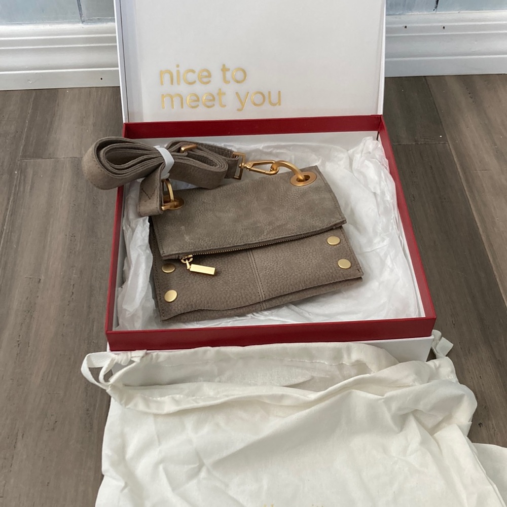 Hammit Small Montana Grey Natural Bag NWT